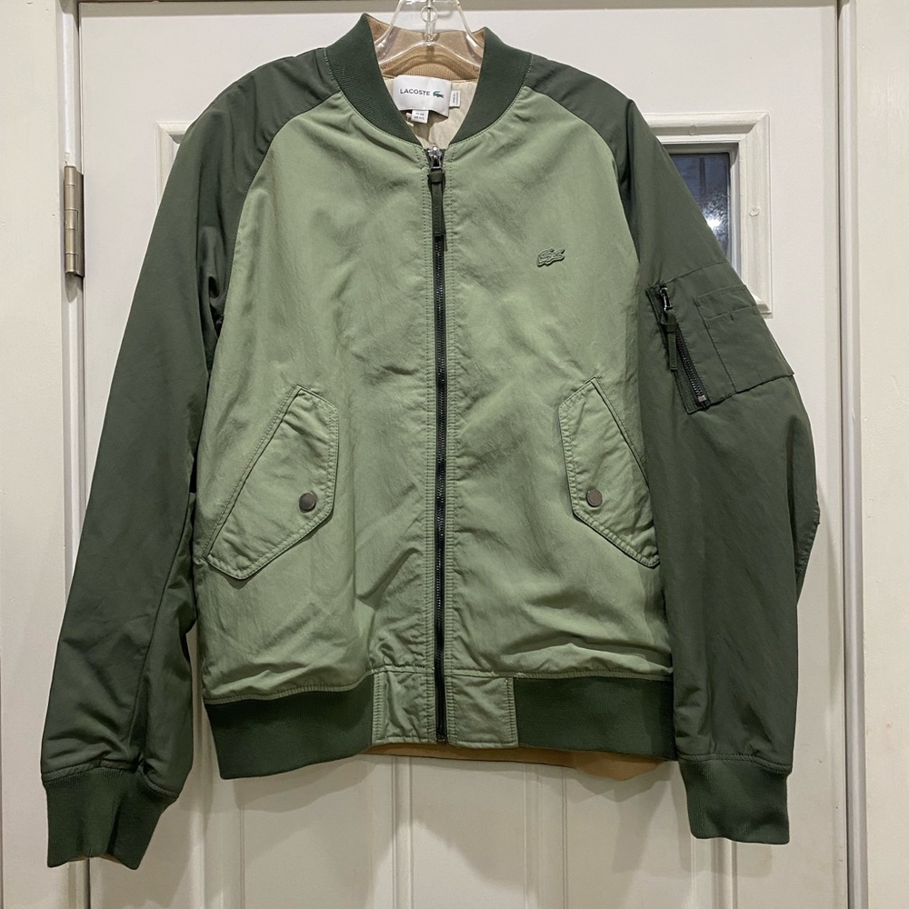 LACOSTE RÉVERSIBLE BOMBER JACKET